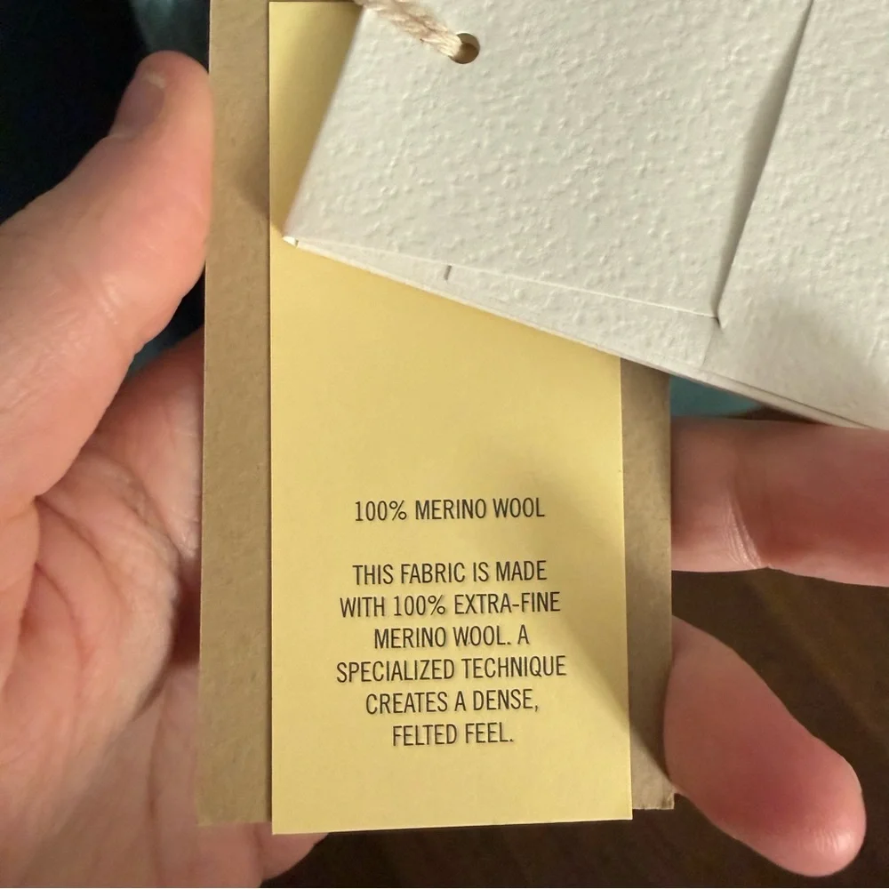 Aritzia Wilfred Ganna Turquoise Shirt Jacket Oversized size small NEW WITH TAGS - Picture 4 of 9